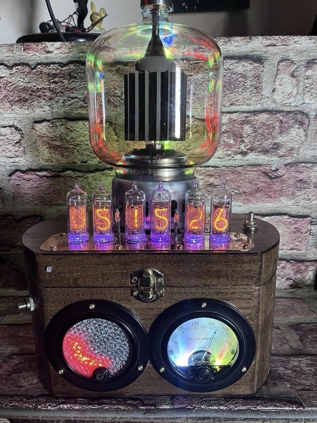 Nixie Clock IN-14 Tubes. 2 Raspberry Picos.