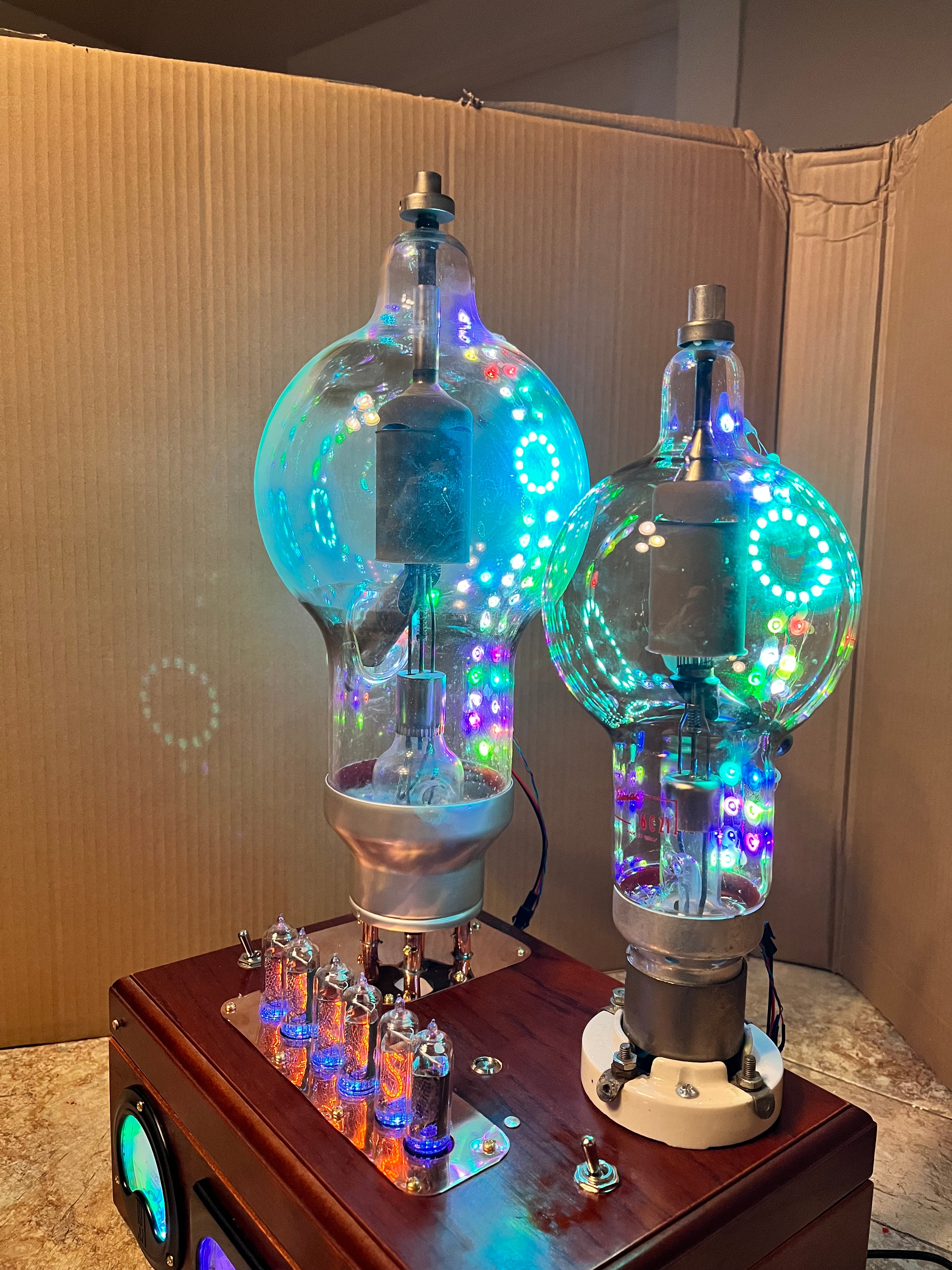 Museum Series Nixie Clock – Handmade Steampunk Timepiece by Greg