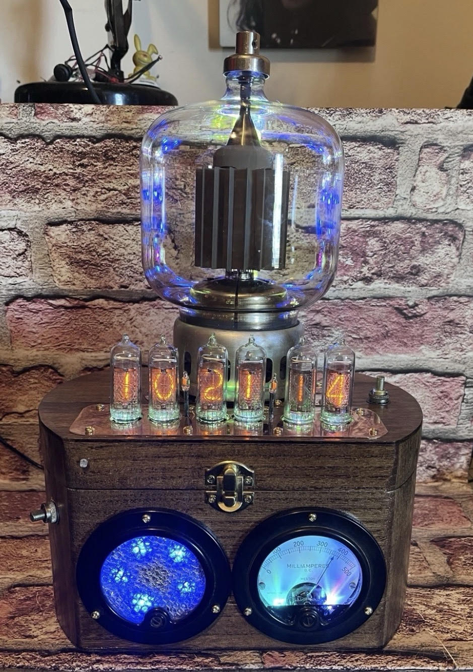 Nixie Clock IN-14 Tubes. 2 Raspberry Picos.
