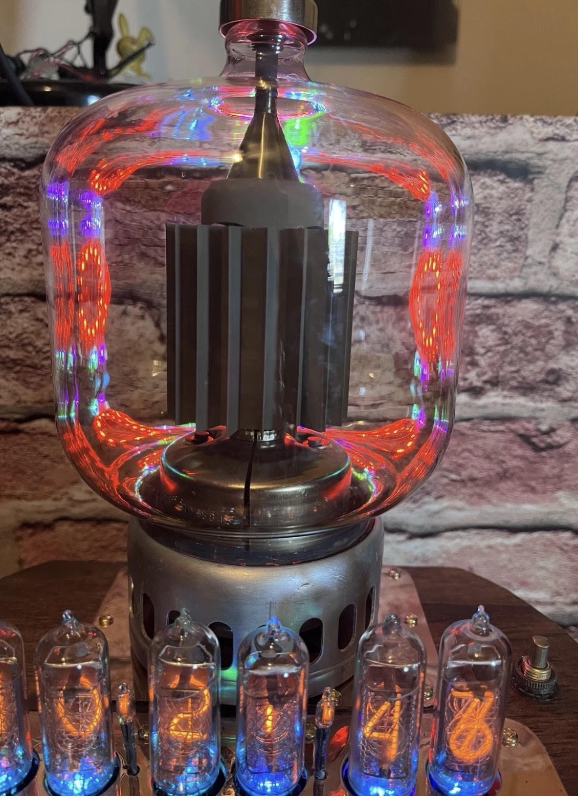 Nixie Clock IN-14 Tubes. 2 Raspberry Picos.