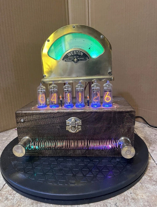 Nixie Clock IN-14 steampunk